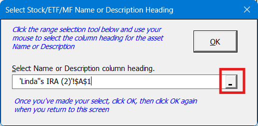 Map Asset Name field