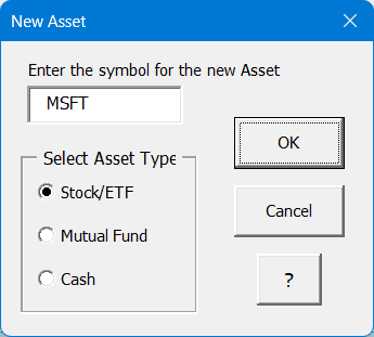 New Asset