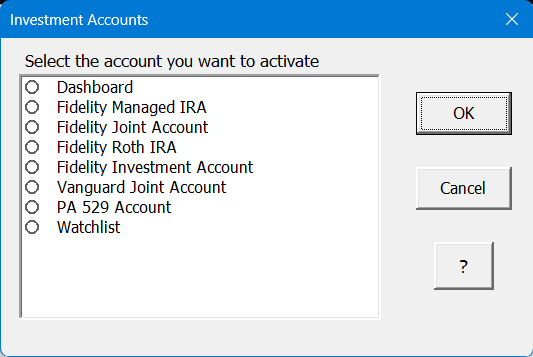 Select Account
